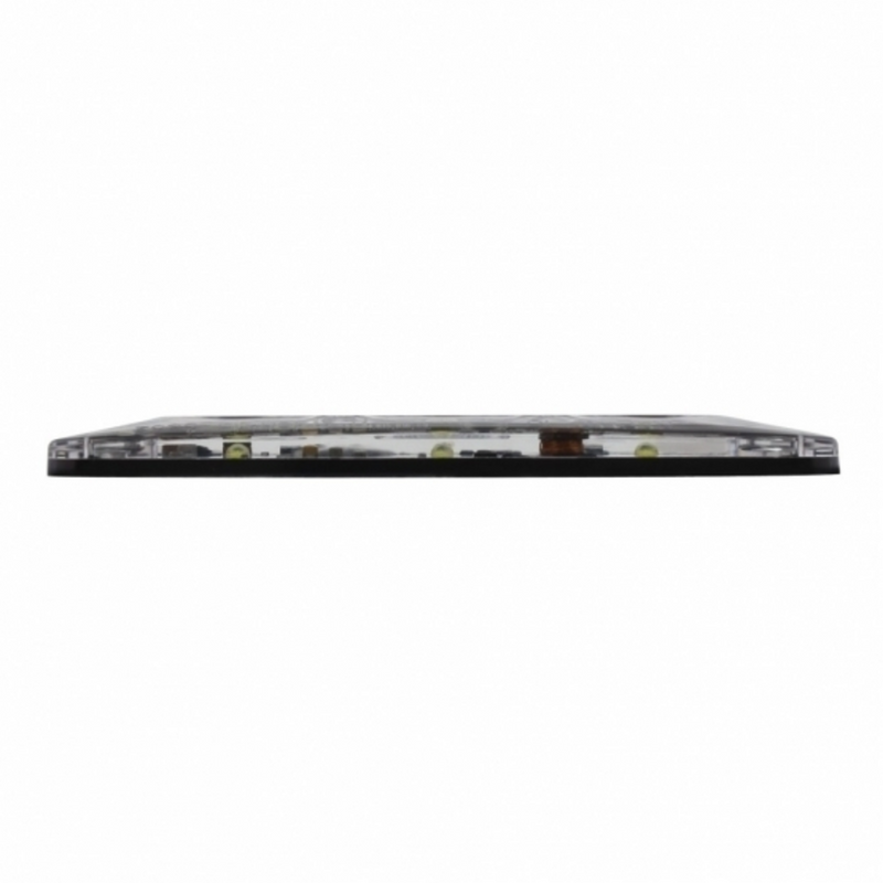Luz de advertencia súper delgada de 3 LED de alta potencia - LED ámbar (a granel)
