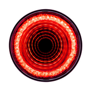 24 LED 4" Round Mirage Light (Stop, Turn & Tail) - Red LED/Red Lens (Bulk)