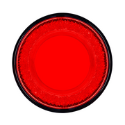 24 LED 4" Round Mirage Light (Stop, Turn & Tail) - Red LED/Red Lens (Bulk)