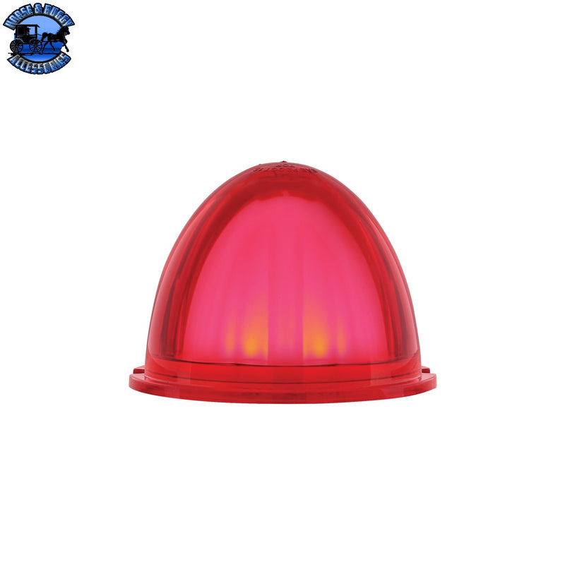 UP-36659 9 LED Dual Function GloLight Watermelon Cab/Auxiliary Light - Red LED/Red Lens