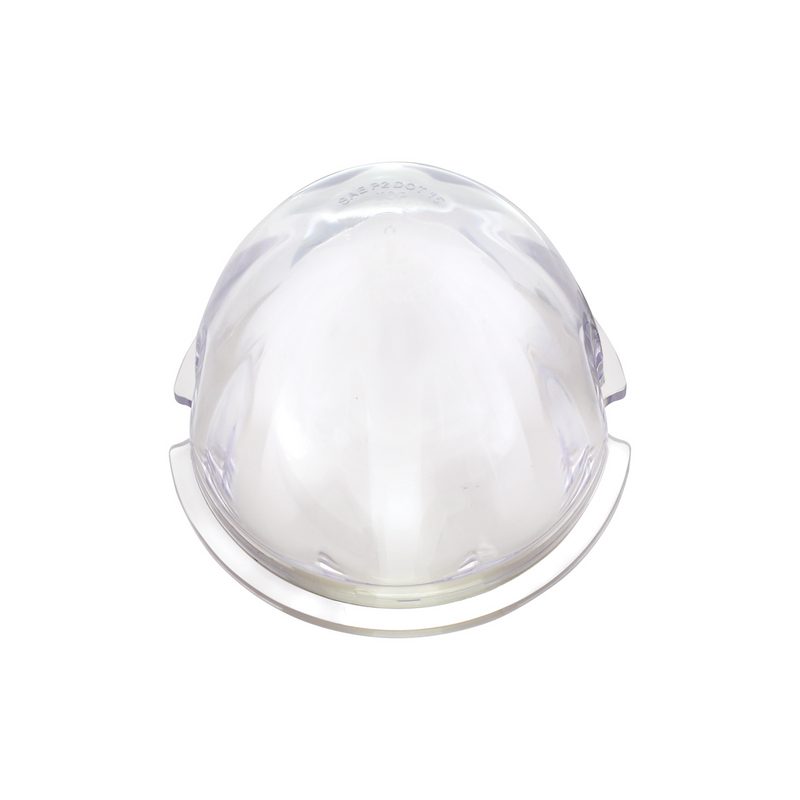 UP-36661 9 LED Dual Function GloLight Watermelon Cab/Auxiliary Light - Red LED/Clear Lens