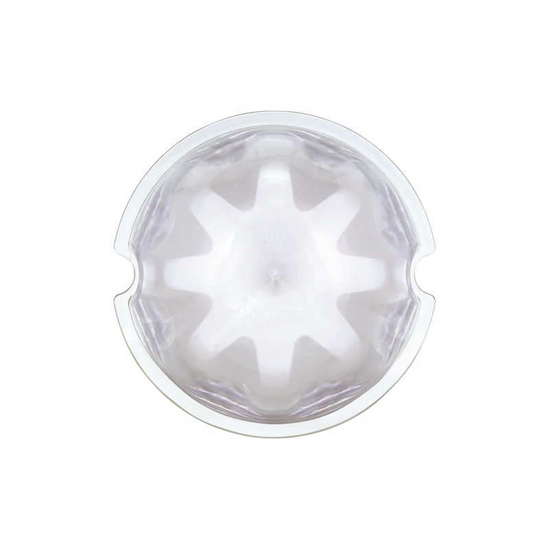 UP-36661 9 LED Dual Function GloLight Watermelon Cab/Auxiliary Light - Red LED/Clear Lens
