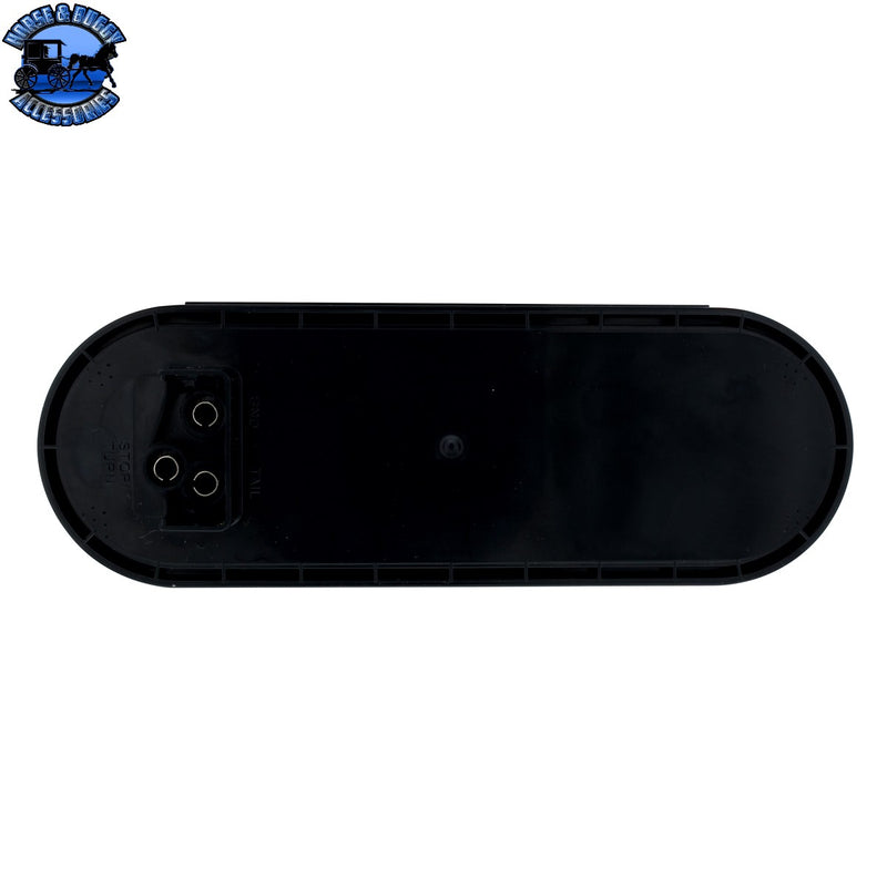 UP-36665 24 LED 6" Oval Mirage Light (Turn Signal) - Amber LED/Clear Lens