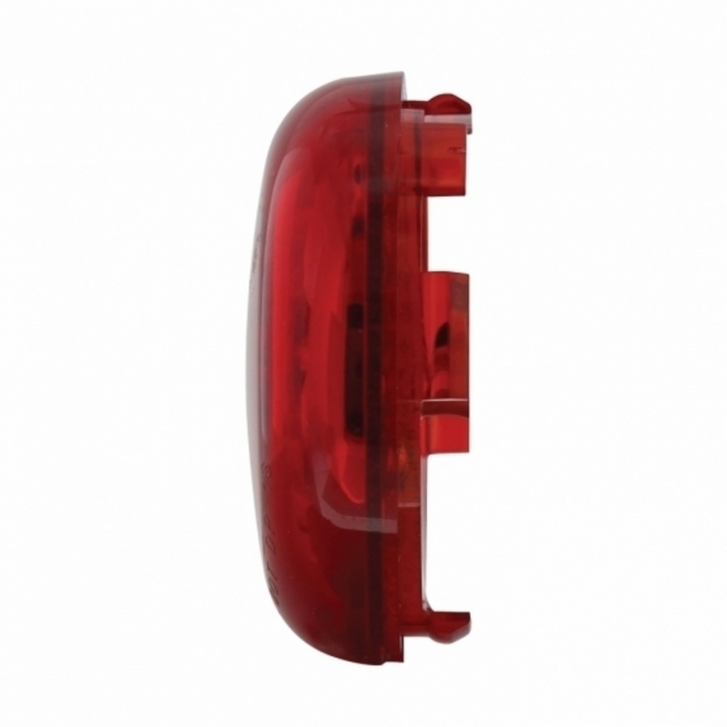 UP-36775 15 LED 2-3/8" Dual Function Harley Signal Light - Red LED/Red Lens
