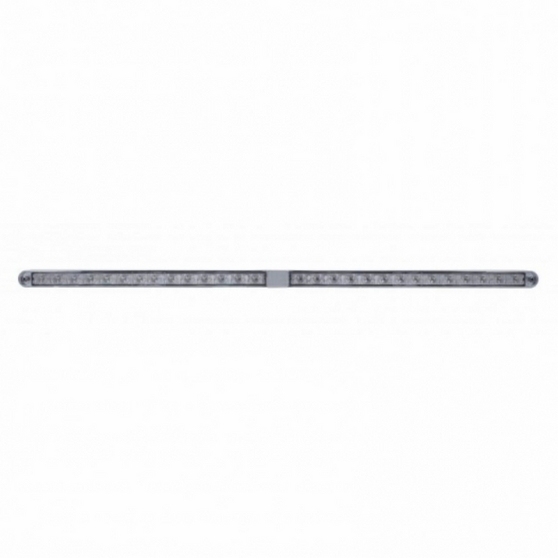 Dual 14 LED 12" Light Bars With Bezel - White LED/Clear Lens