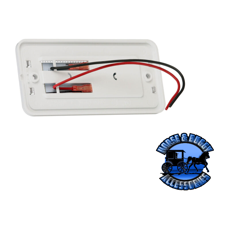 368 5.83″X2.80″ LED Dome/ Interior Light, Rectangular, Multi-volt Light Gray