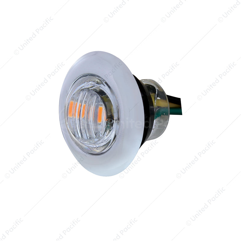 36840  3 LED Mini Double Fury (Clearance/Marker) - Amber LED/Blue LED