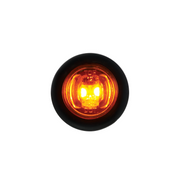 2 LED 3/4" Mini Light (Clearance/Marker) With Rubber Grommet - Amber LED/Amber Lens (Bulk)