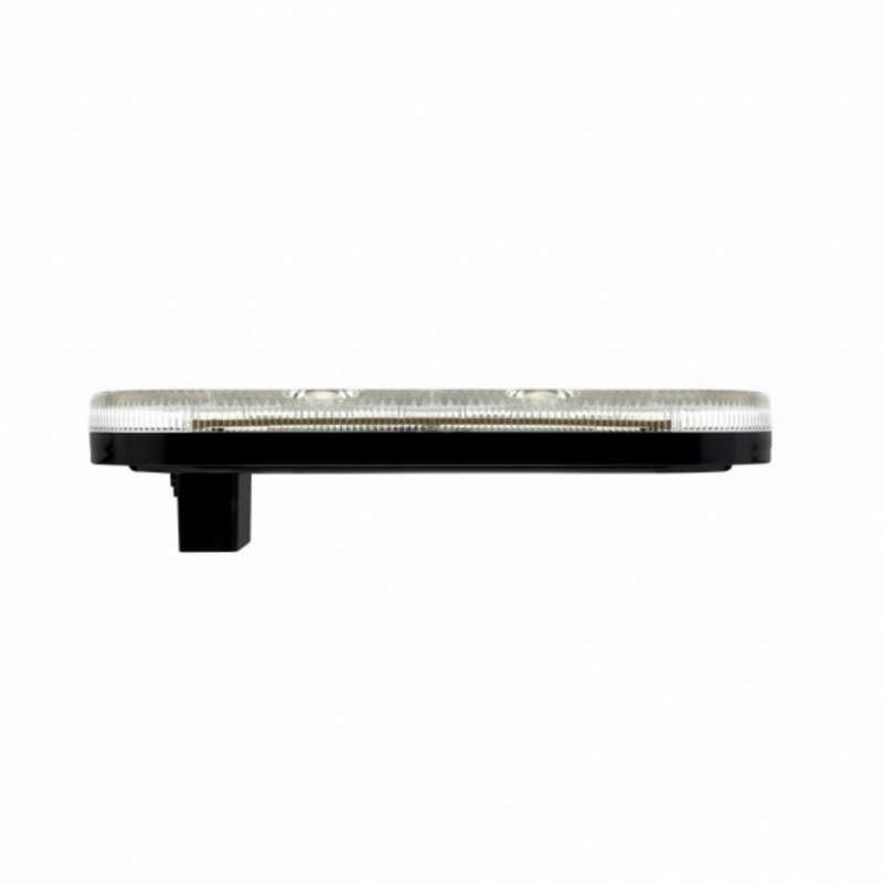 7 LED Oval Light (Stop, Turn & Tail) - Red LED/Clear Lens