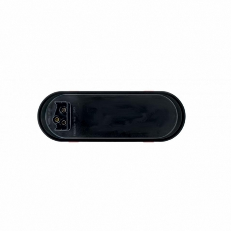 7 LED Oval Light (Stop, Turn & Tail) - Red LED/Clear Lens