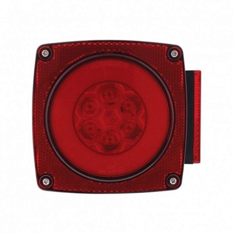 Over 80" Wide LED GloLight Submersible Combination Tail Light Without License Light (Card)