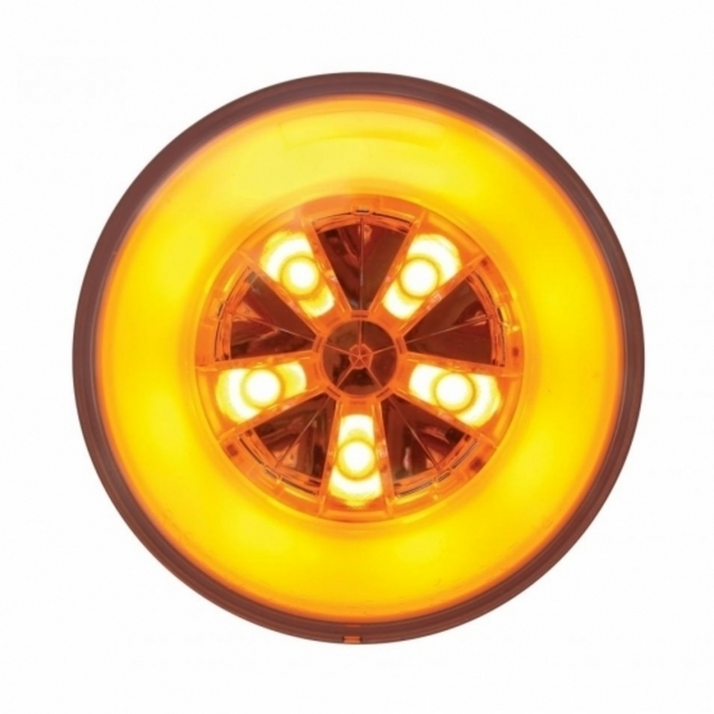 UP-36923BAK 18 LED 4" GloLight Bar Kit (Turn Signal) - Amber LED/Amber Lens (Each)