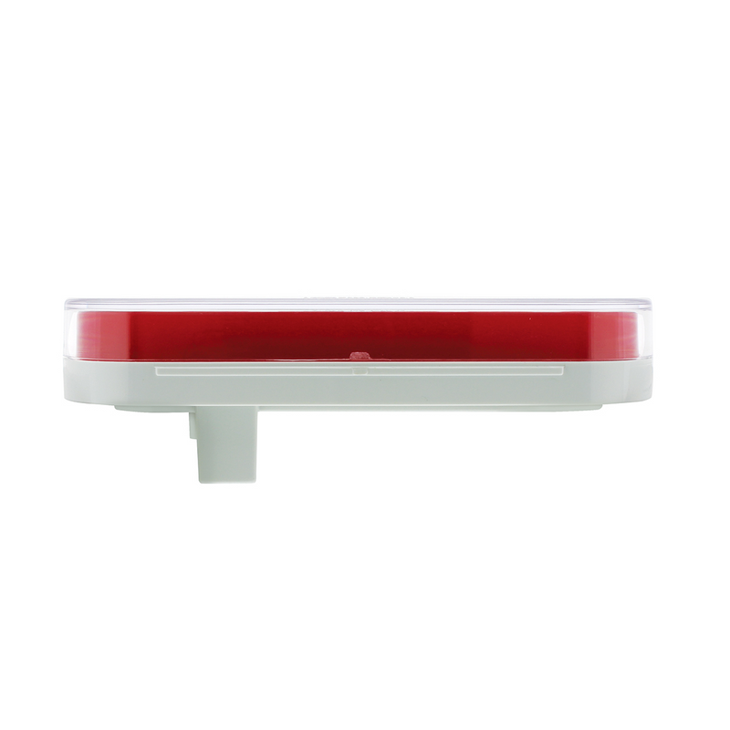 GloLight ovalada de 22 LED de 6" con diseño interior de barra divisoria (parada, giro y cola) - LED rojo/inserto rojo (a granel)