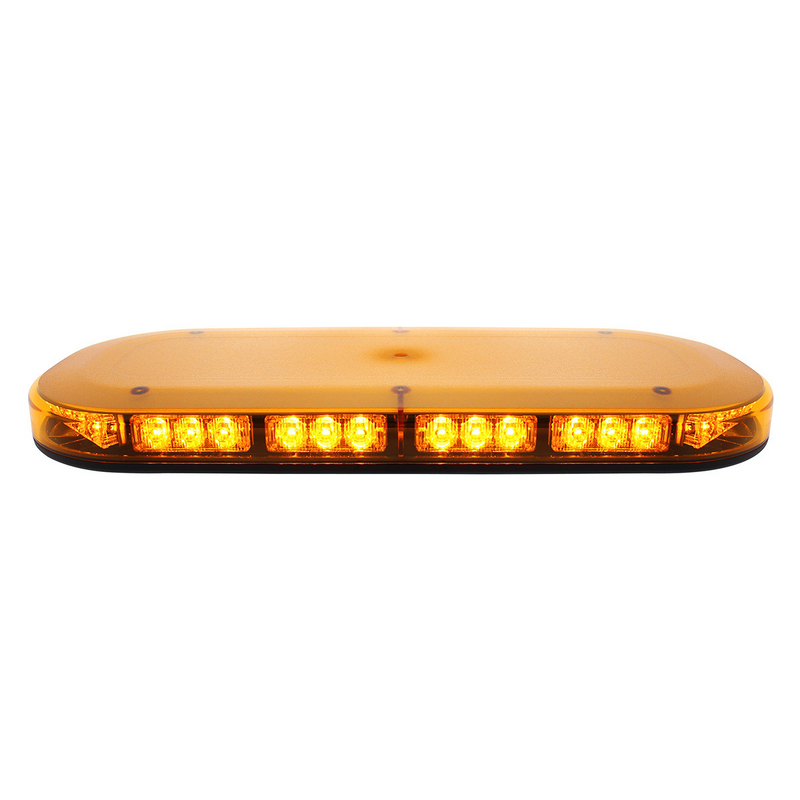 UP-36936 42 High Power LED Micro Warning Light Bar With Amber Lens - Magnet Mount