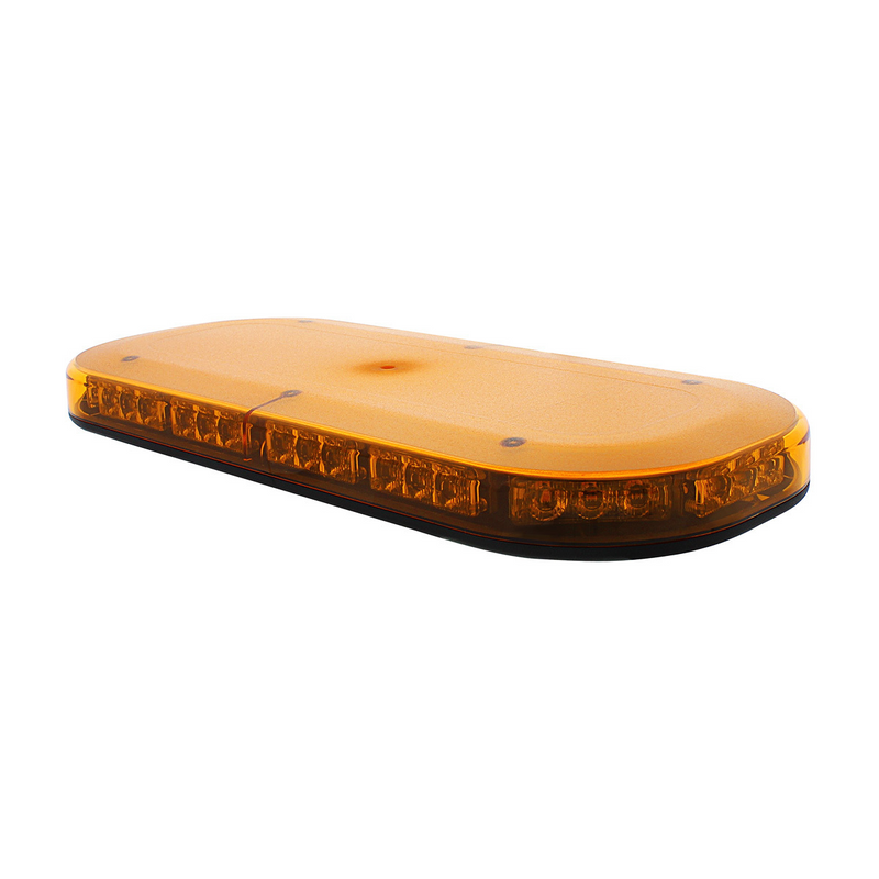 UP-36936 42 High Power LED Micro Warning Light Bar With Amber Lens - Magnet Mount