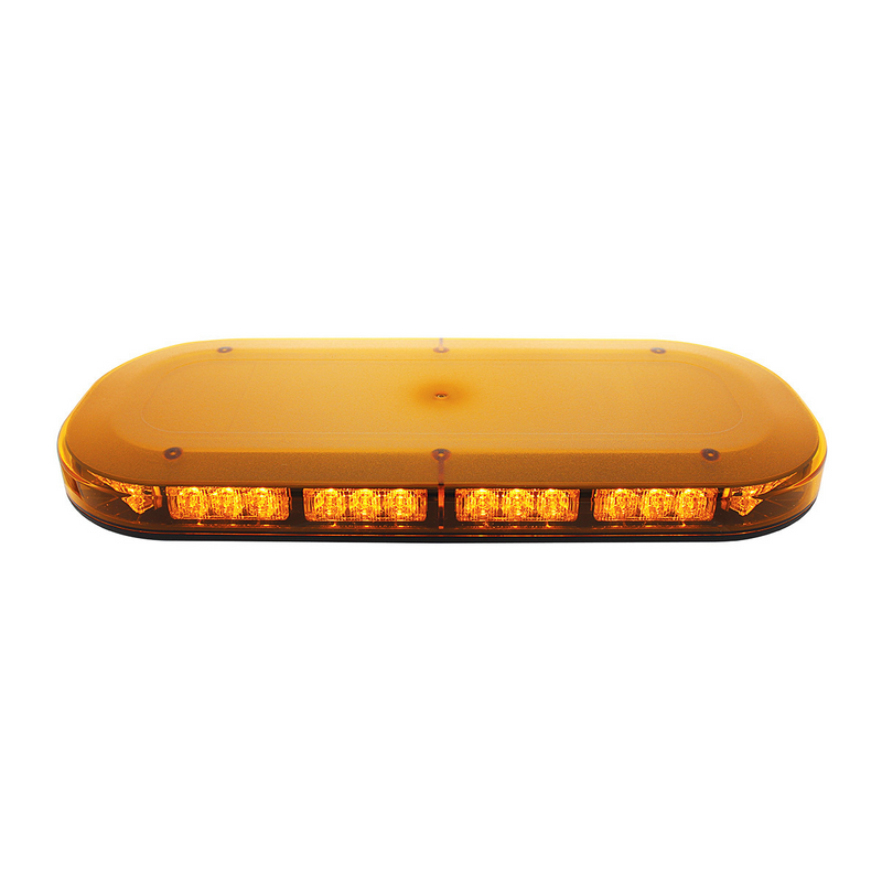 UP-36936 42 High Power LED Micro Warning Light Bar With Amber Lens - Magnet Mount