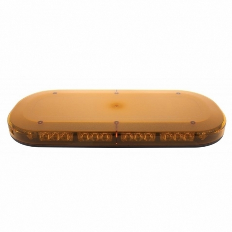 UP-36936 42 High Power LED Micro Warning Light Bar With Amber Lens - Magnet Mount