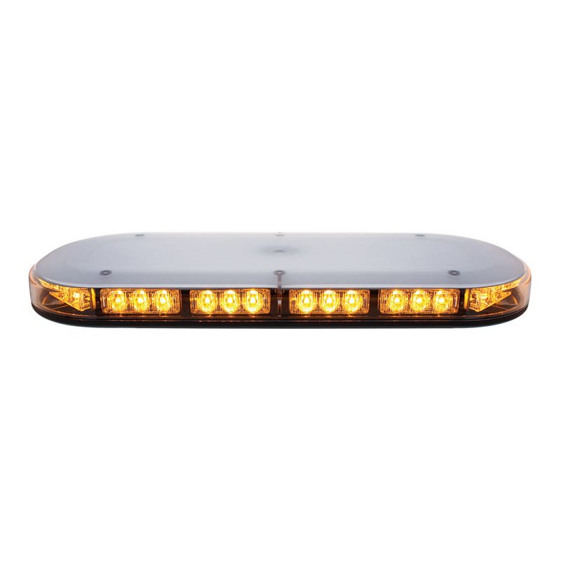 UP-36937 42 High Power LED Micro Warning Light Bar With Clear Lens - Magnet Mount