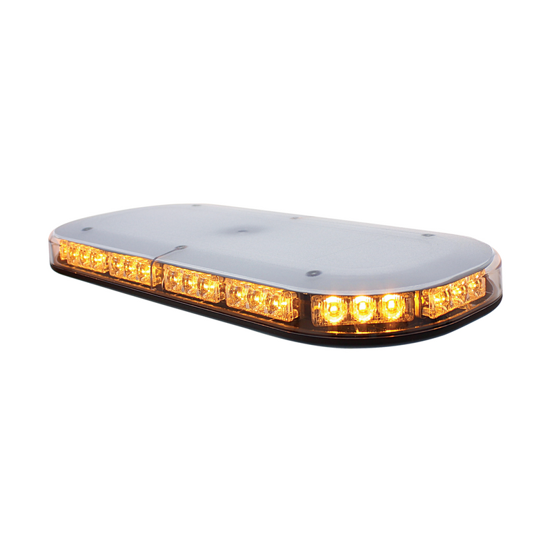 UP-36937 42 High Power LED Micro Warning Light Bar With Clear Lens - Magnet Mount