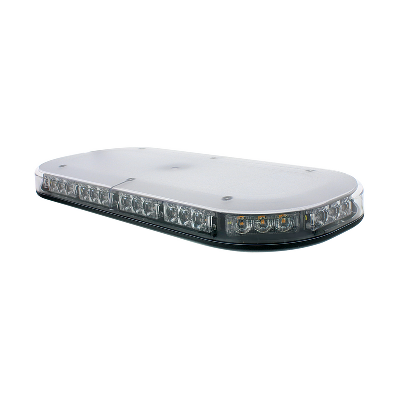 UP-36937 42 High Power LED Micro Warning Light Bar With Clear Lens - Magnet Mount
