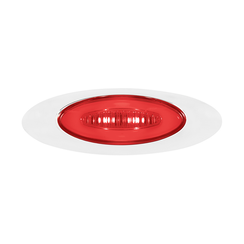 6 LED M5 Millennium GloLight (liquidación/marcador) - LED rojo/lente roja (a granel)