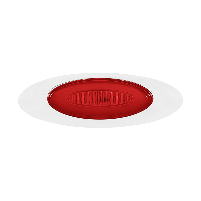 6 LED M5 Millennium GloLight (liquidación/marcador) - LED rojo/lente roja (a granel)