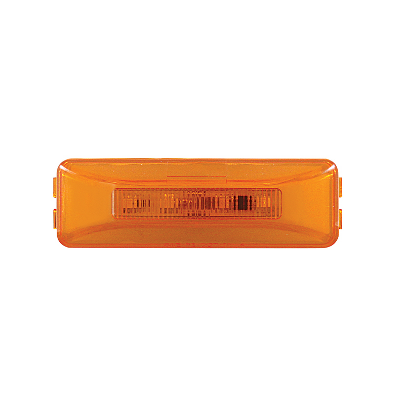 UP-36992 10 LED Rectangular GloLight (Clearance/Marker) - Amber LED/Amber Lens