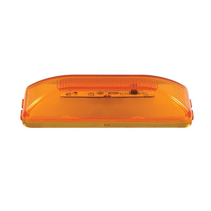 UP-36992 10 LED Rectangular GloLight (Clearance/Marker) - Amber LED/Amber Lens