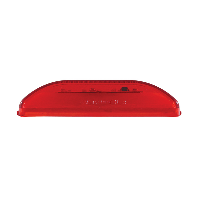 GloLight rectangular de 10 LED (liquidación/marcador) - LED rojo/lente roja (a granel)