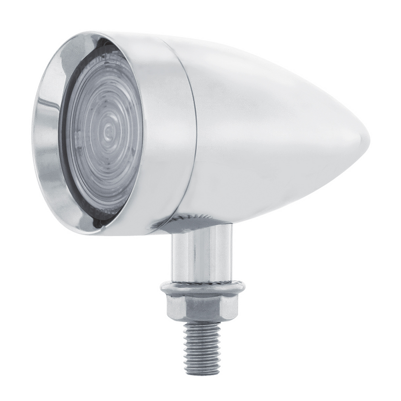 9 LED Mini Bullet Light - Amber LED/Clear Lens