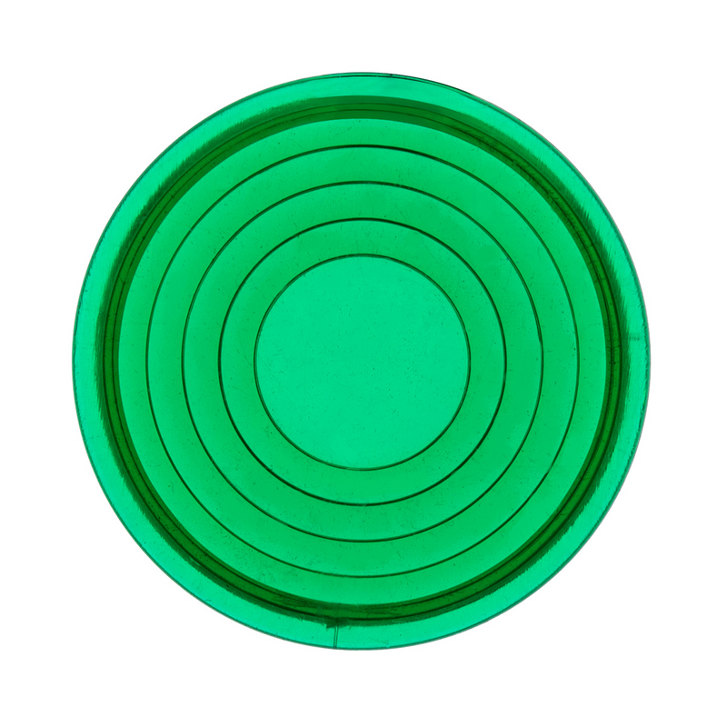 Round Map Light Lens For 2006+ Peterbilt - Green