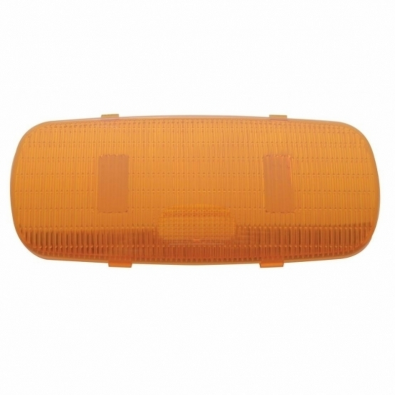 Center Dome Light Lens For 2006+ Peterbilt - Amber
