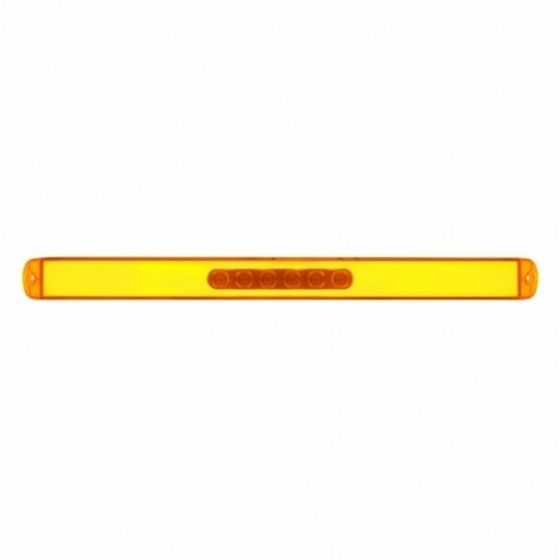 28 LED 17" GloLight Bar (Turn Signal) - Amber LED/Amber Lens