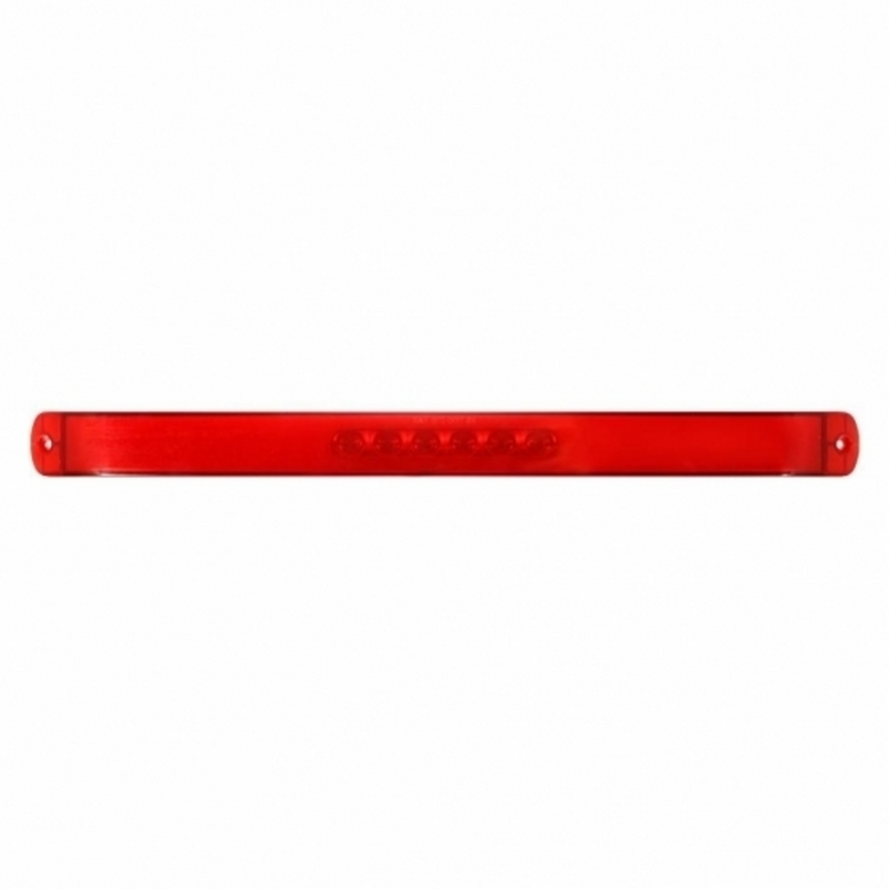 28 LED 17" GloLight Bar (Stop, Turn & Tail) - Red LED/Red Lens