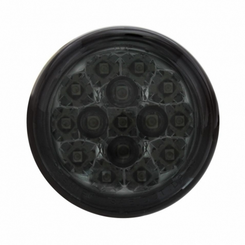 UP-37119 15 LED 2-3/8" Harley Turn Signal Light - Amber LED/Smoke Lens