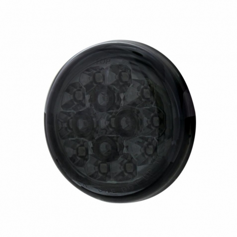 UP-37119 15 LED 2-3/8" Harley Turn Signal Light - Amber LED/Smoke Lens