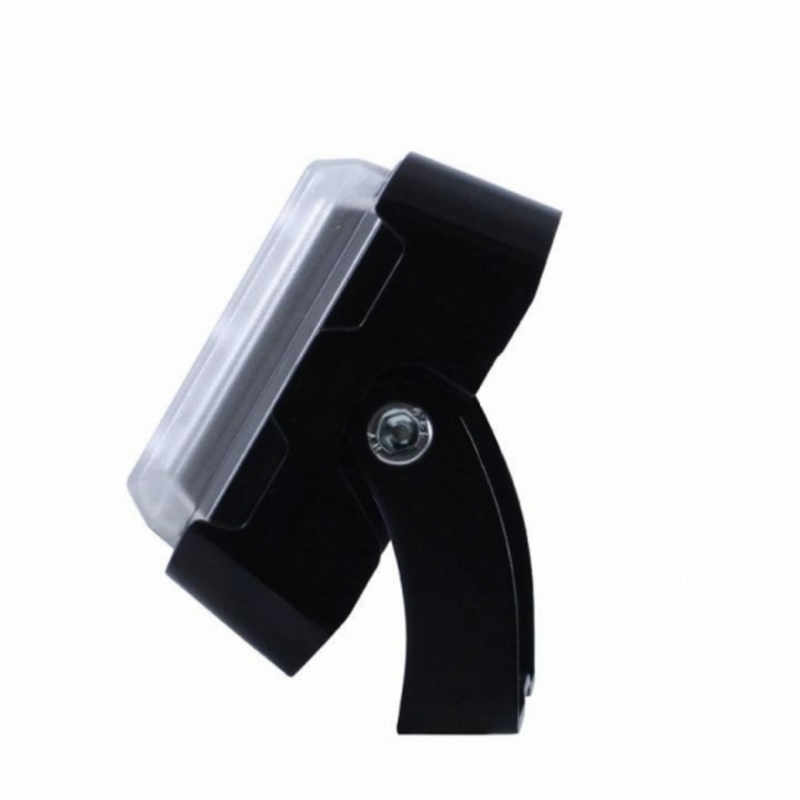 Luz de advertencia rectangular de 6 LED de alta potencia con soporte - LED rojo (a granel)