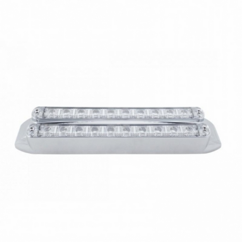 Barras de luces duales de 10 LED de 6-1/2" (freno, giro y cola): LED rojo/lente transparente