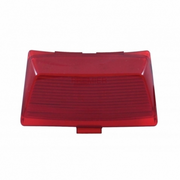 8 LED Fender Tip Light For Harley Motorcycle- Red LED/Red Lens (Bulk)