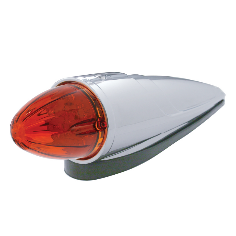 UP-37307 19 LED Watermelon Grakon 1000 Style Cab Light Kit - Amber LED/Dark Amber Lens