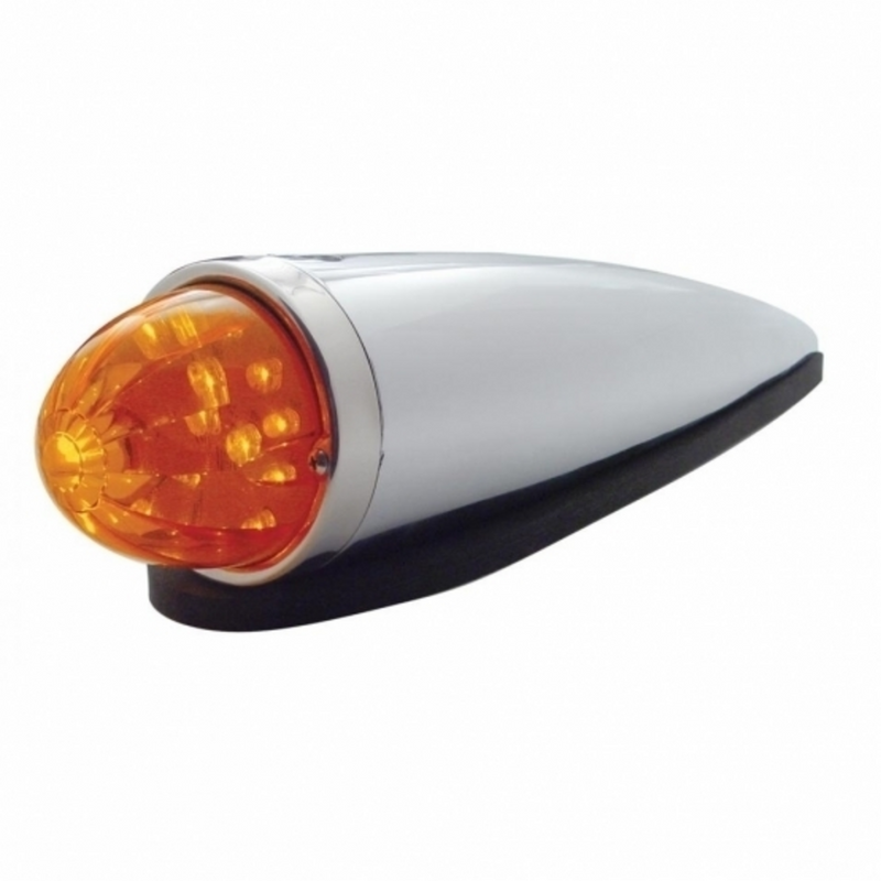 UP-37310 17 LED Watermelon Cab Light Kit With Die Cast Housing - Amber LED/Dark Amber Lens
