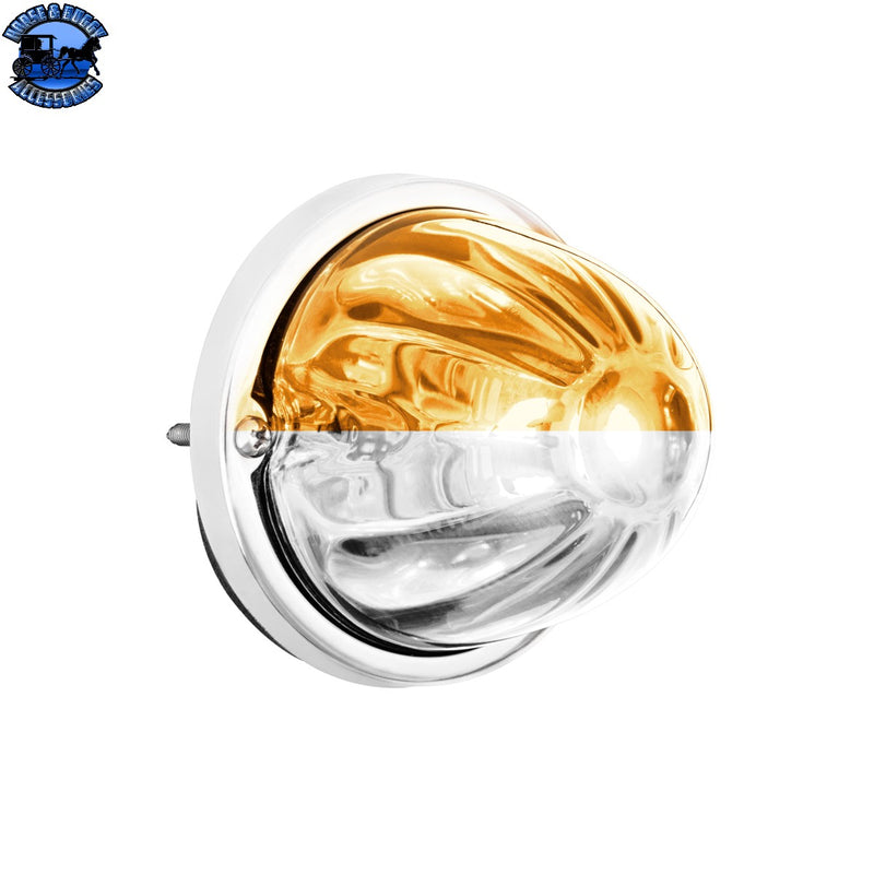 360-Degree Double Fury LED Bulb Glass Watermelon Flush Mount Kit (CHOOSE LED COLOR)
