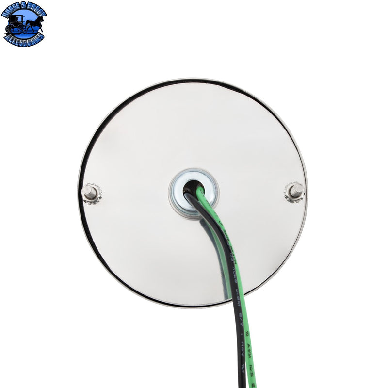 360-Degree Double Fury LED Bulb Glass Watermelon Flush Mount Kit (CHOOSE LED COLOR)