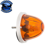 ULTRABURST GLASS WATERMELON FLUSH MOUNT KIT WITH 18 LED BULB (CHOOSE COLOR) WATERMELON Amber/Amber,Amber/Dark Amber,Amber/Clear,Red/Clear,White/Clear,Blue/Clear,Green/Clear,Purple/Clear,Red/Red Chocolate