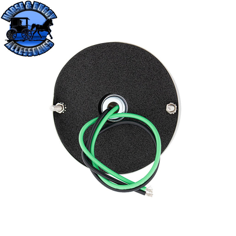 ULTRABURST GLASS WATERMELON FLUSH MOUNT KIT WITH 18 LED BULB (CHOOSE COLOR) WATERMELON Amber/Amber,Amber/Dark Amber,Amber/Clear,Red/Clear,White/Clear,Blue/Clear,Green/Clear,Purple/Clear,Red/Red Dark Slate Gray