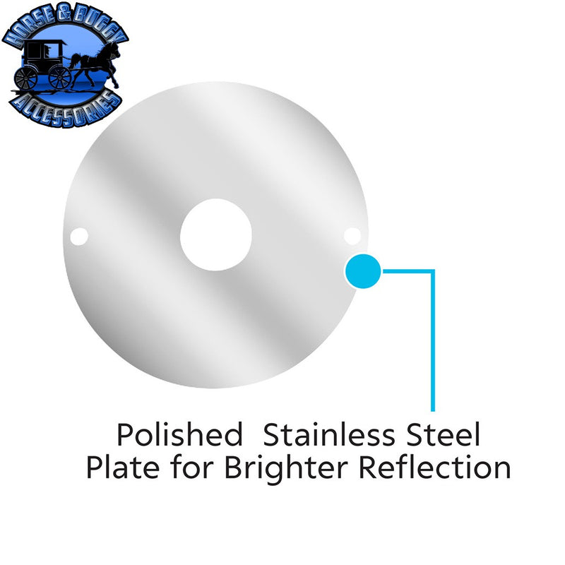 ULTRABURST GLASS WATERMELON FLUSH MOUNT KIT WITH 18 LED BULB (CHOOSE COLOR) WATERMELON Amber/Amber,Amber/Dark Amber,Amber/Clear,Red/Clear,White/Clear,Blue/Clear,Green/Clear,Purple/Clear,Red/Red Light Gray