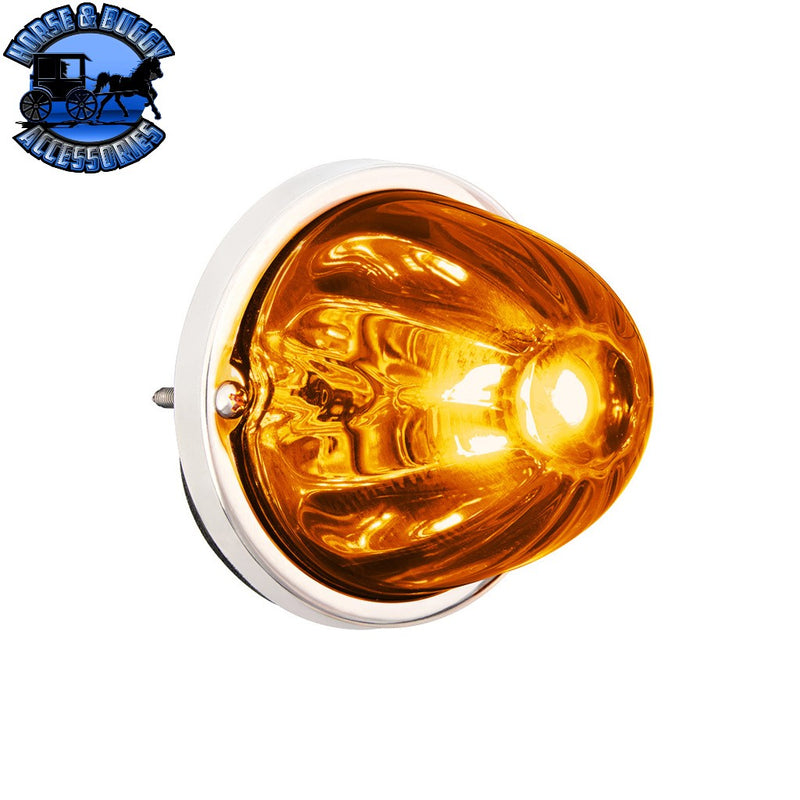 ULTRABURST GLASS WATERMELON FLUSH MOUNT KIT WITH 18 LED BULB (CHOOSE COLOR) WATERMELON Amber/Dark Amber Dark Slate Gray