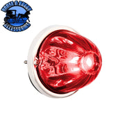ULTRABURST GLASS WATERMELON FLUSH MOUNT KIT WITH 18 LED BULB (CHOOSE COLOR) WATERMELON Red/Red Dark Slate Gray
