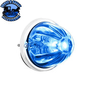 ULTRABURST GLASS WATERMELON FLUSH MOUNT KIT WITH 18 LED BULB (CHOOSE COLOR) WATERMELON Blue/Clear Royal Blue