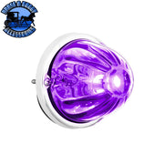 ULTRABURST GLASS WATERMELON FLUSH MOUNT KIT WITH 18 LED BULB (CHOOSE COLOR) WATERMELON Purple/Clear Dark Orchid
